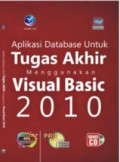 Aplikasi Database untuk tugas akhir menggunakan visual basic 2010