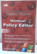 Bermain-main dengan Registry Windows; Membuat Policy Editor