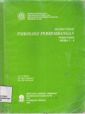 Materi Pokok Psikologi Perkembangan