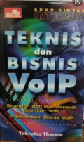 Buku Pintar Internet Teknis dan Bisnis VoIP