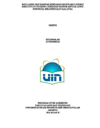 Daya saing dan dampak kebijakan renewable energy directive ii uni eropa terhadap ekspor minyak sawit indonesia dibandingkan malaysia