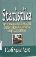 Statistika Penerapan Metode Analisis Untuk Tabulasi Sempurna Dan Tak Sempurna
